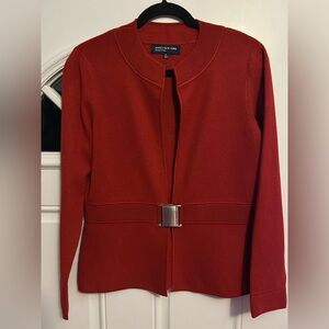 Jones New York Women's Red Jacket sweater